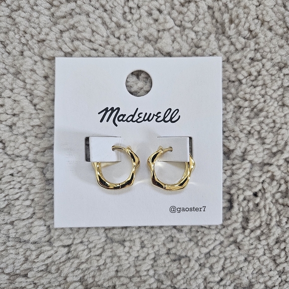 Madewell Organic Small Hoop Earrings - Picture 3 of 6